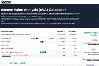 EVOLVERS Spotlight: 6sense Value Assessment (6VA)